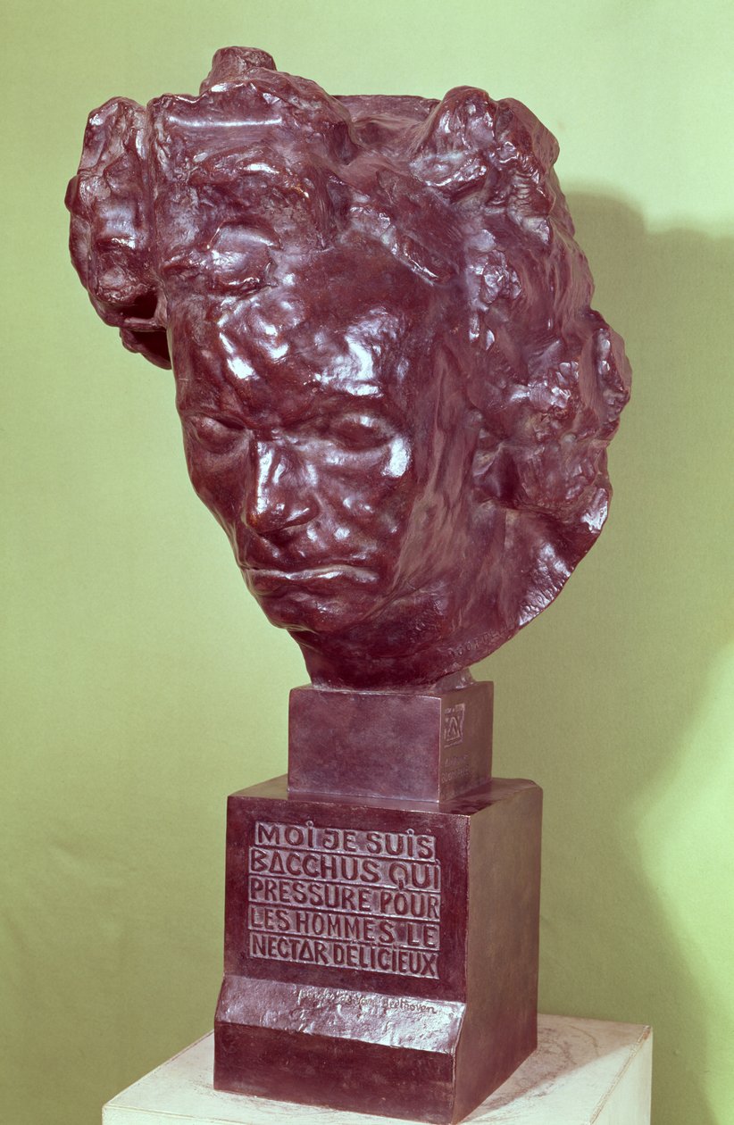 Portrétní busta Ludwiga van Beethovena (1770-1827) 1901 (bronz) od Emile Antoine Bourdelle