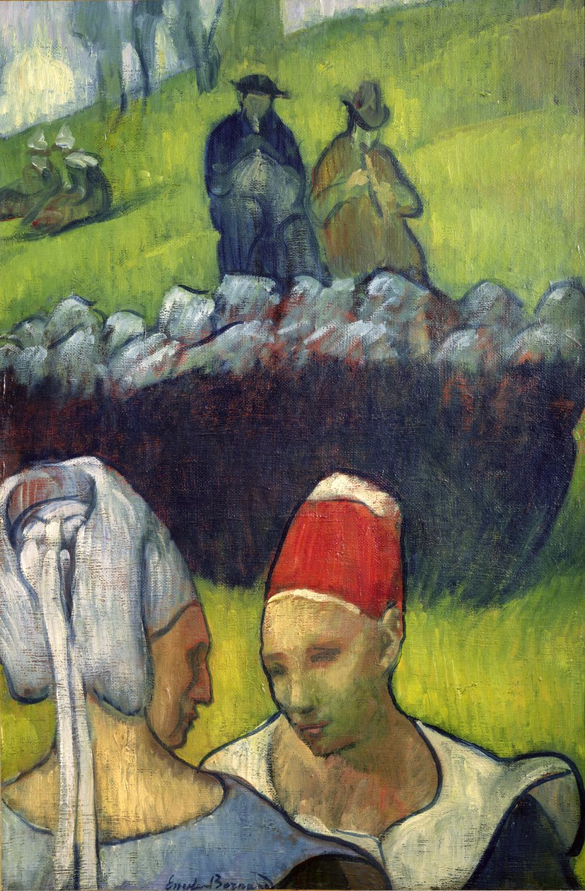 Bretonské ženy od Emile Bernard