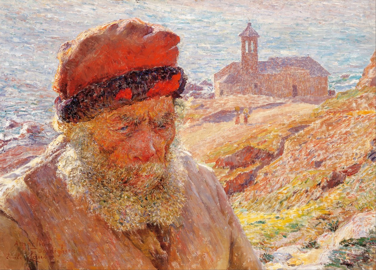 Ampelio, starý rybář z Bordighery od Emile Claus