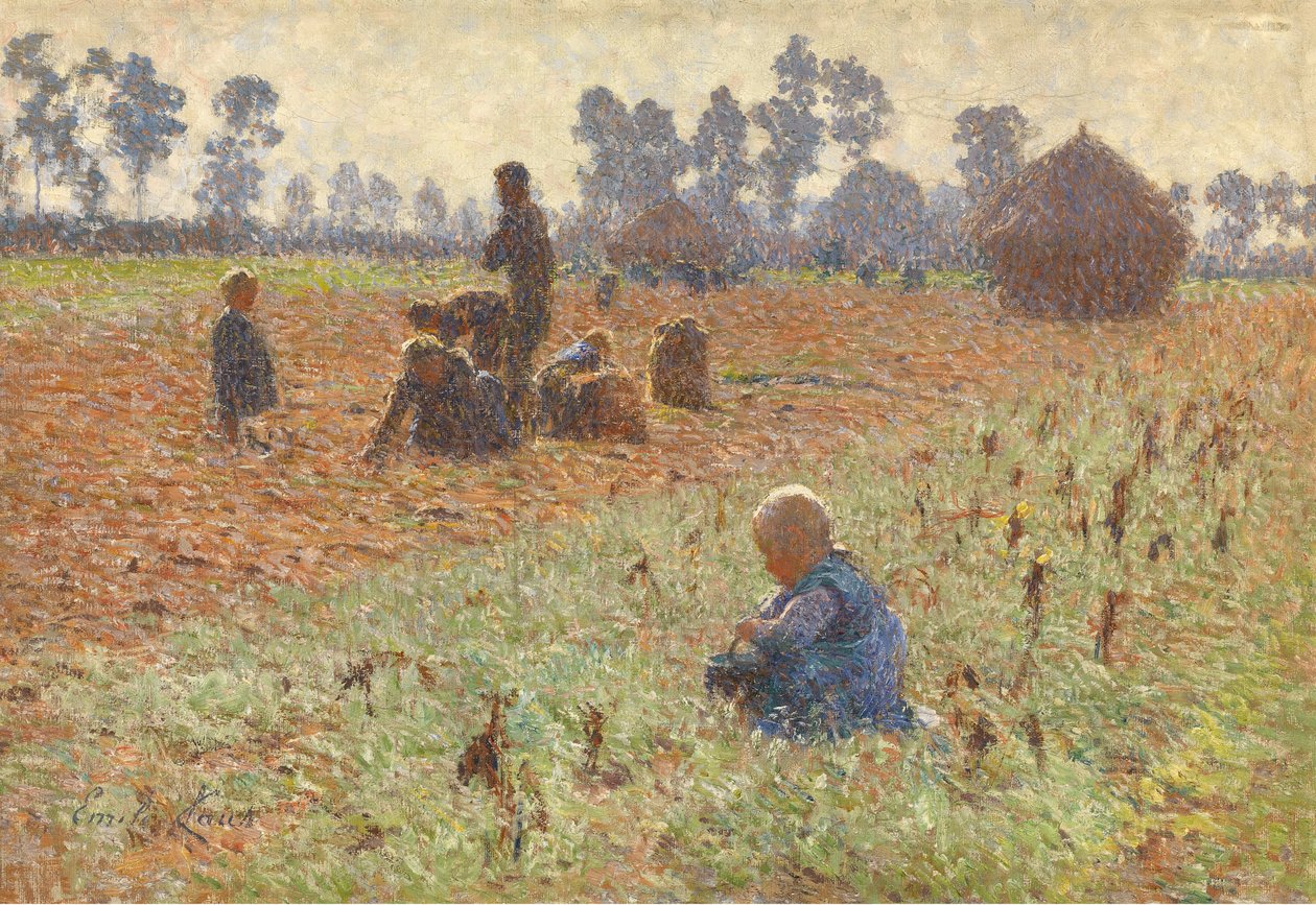 Shromažďování kukuřice od Emile Claus