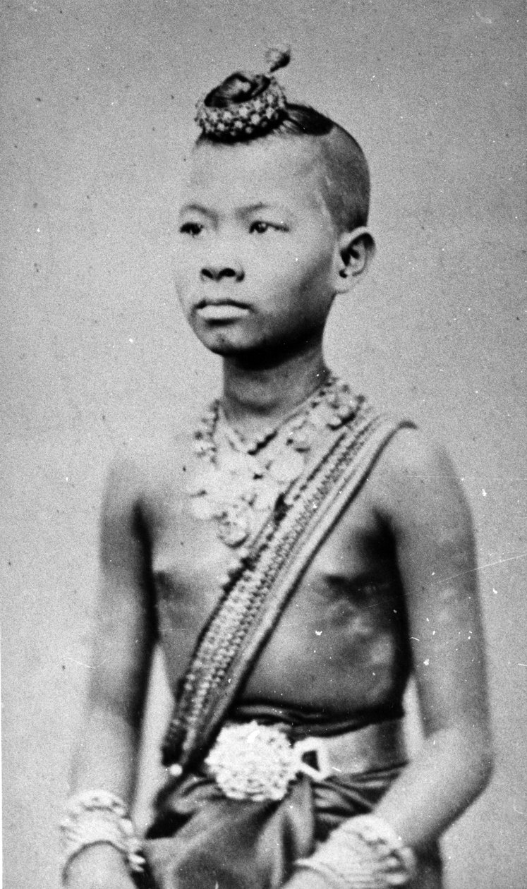 Vietnamský nebo kambodžský chlapec, c.1870 od Emile Gsell