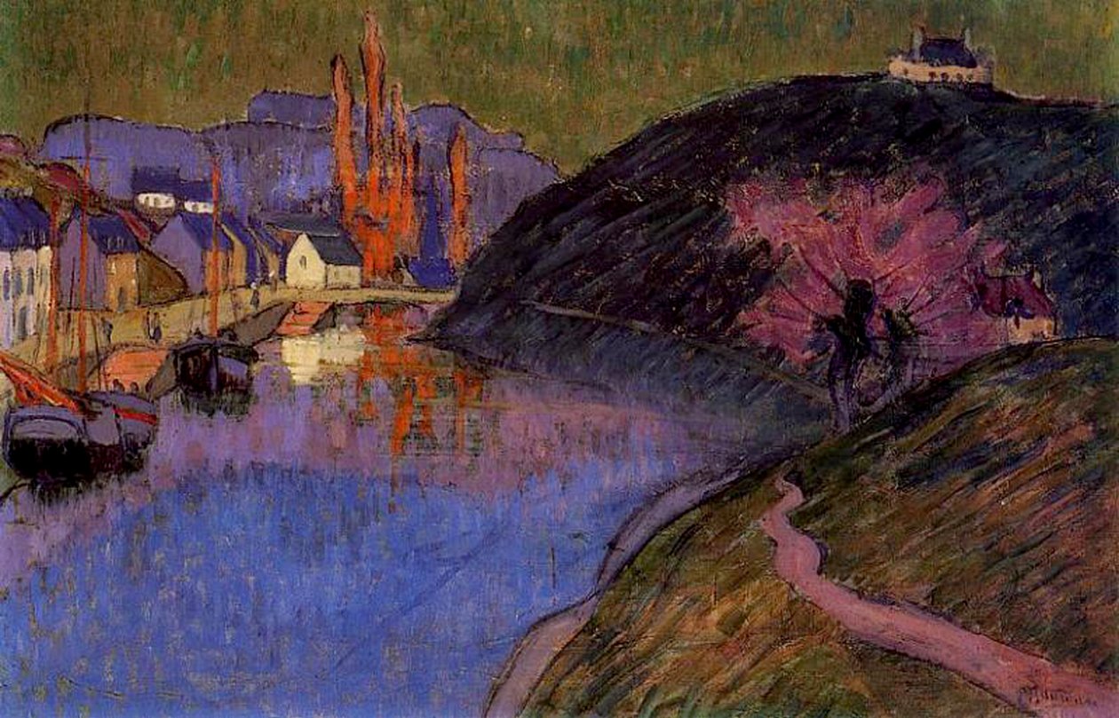 Přístav Pont-Aven, Bretaň, 1891 od Emile Jourdan