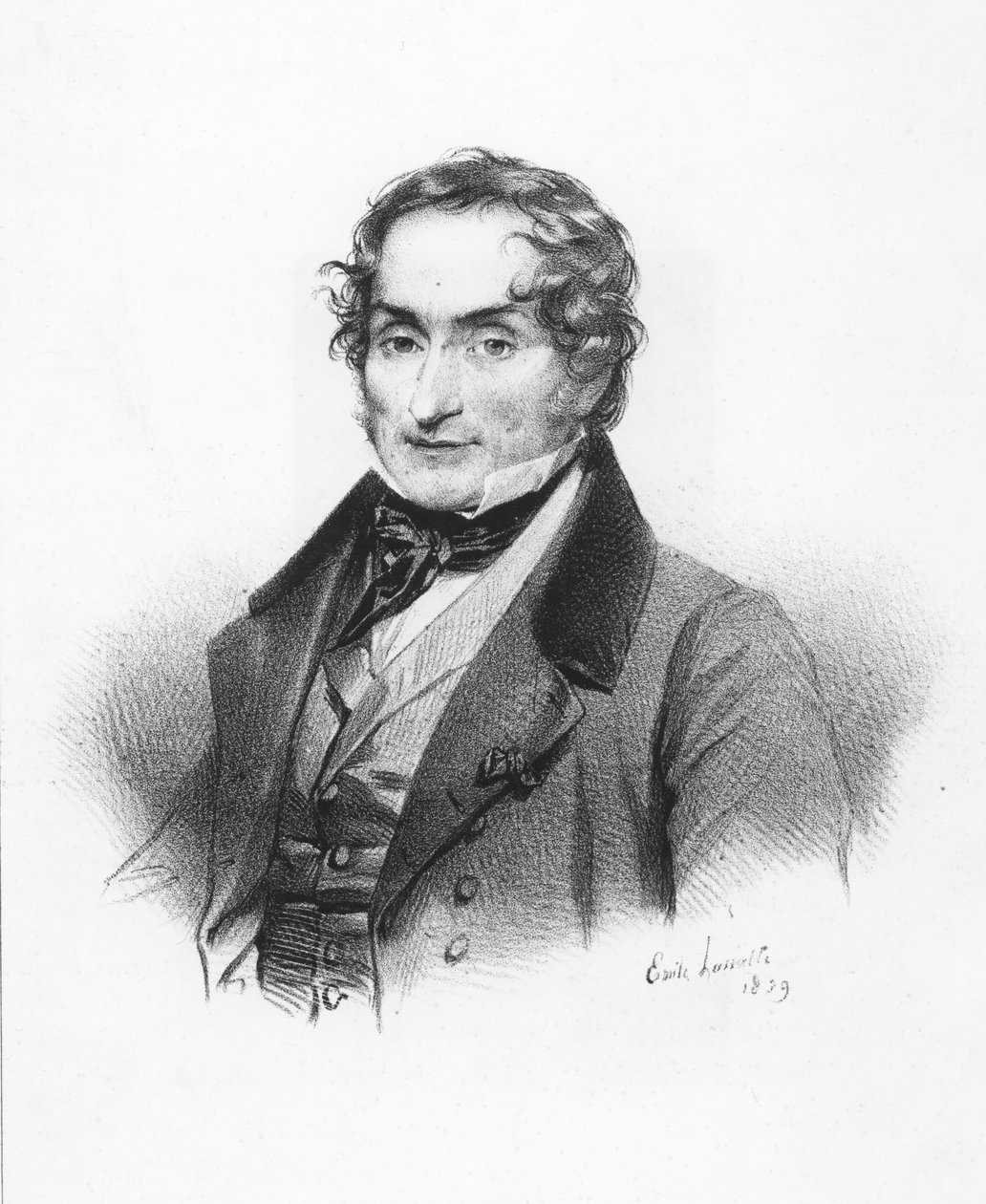 Portrét Charlese Nodiera od Emile Lassalle