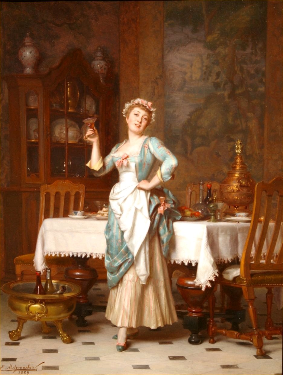 Elegantní panna od Emile Pierre Metzmacher