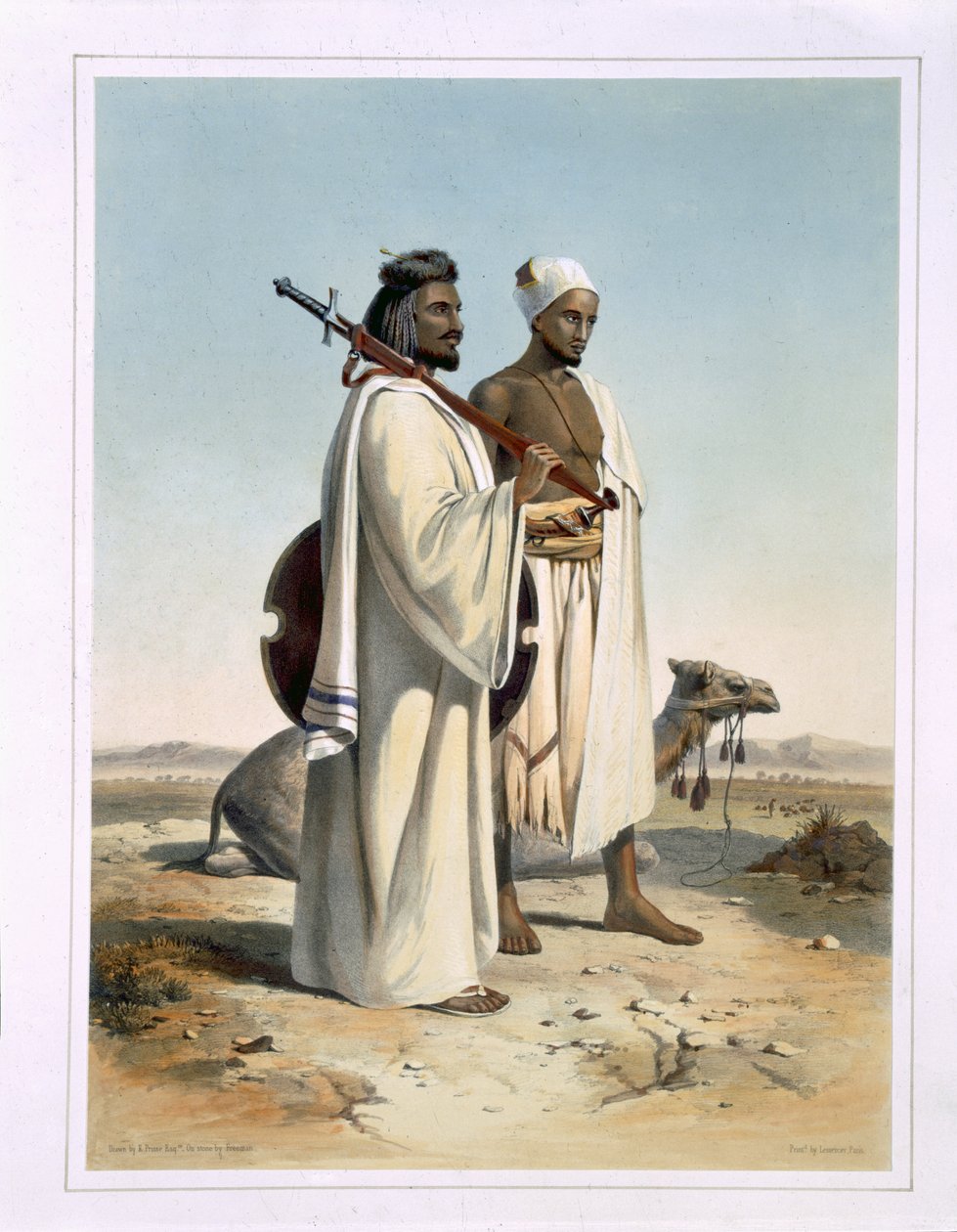 The Ababda, Nomads of the Eastern Thebaid Desert, ilustrace z 