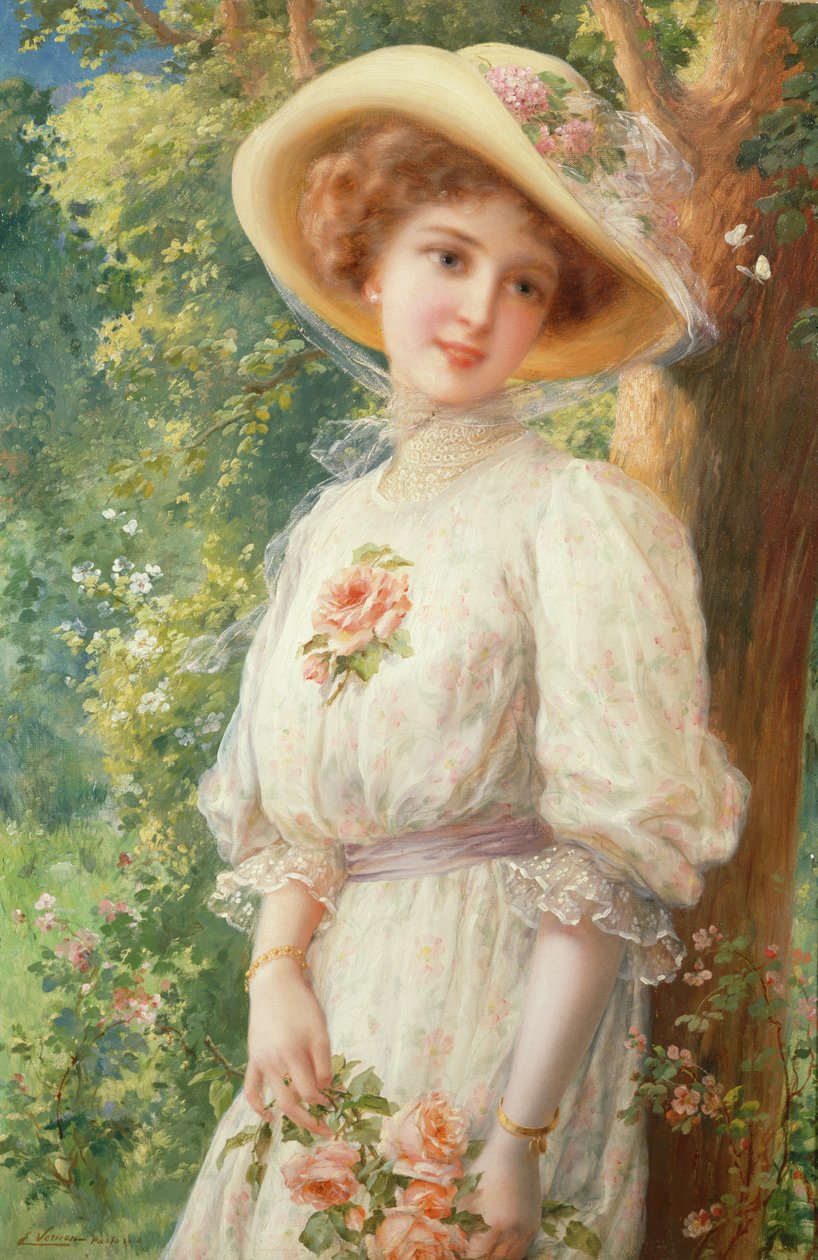 Slečna Spring, 1910 od Emile Vernon