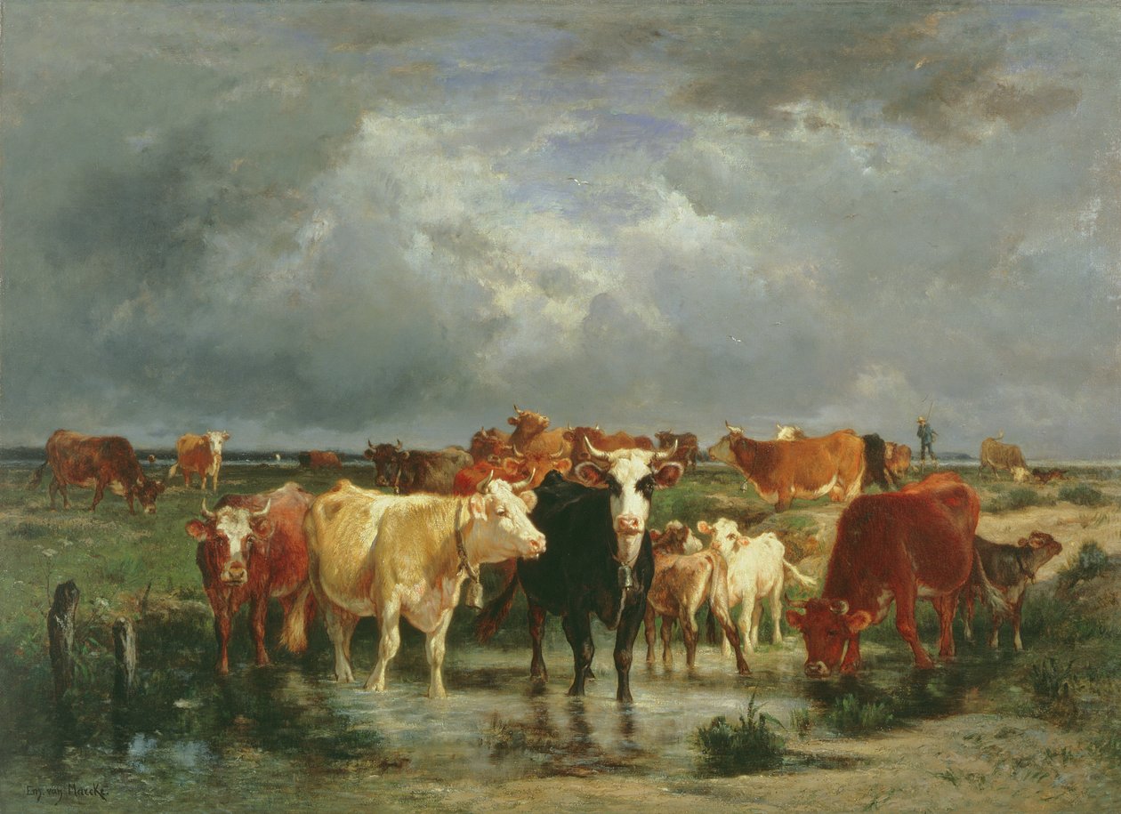 The Approach of a Storm od Emile van Marcke de Lummen