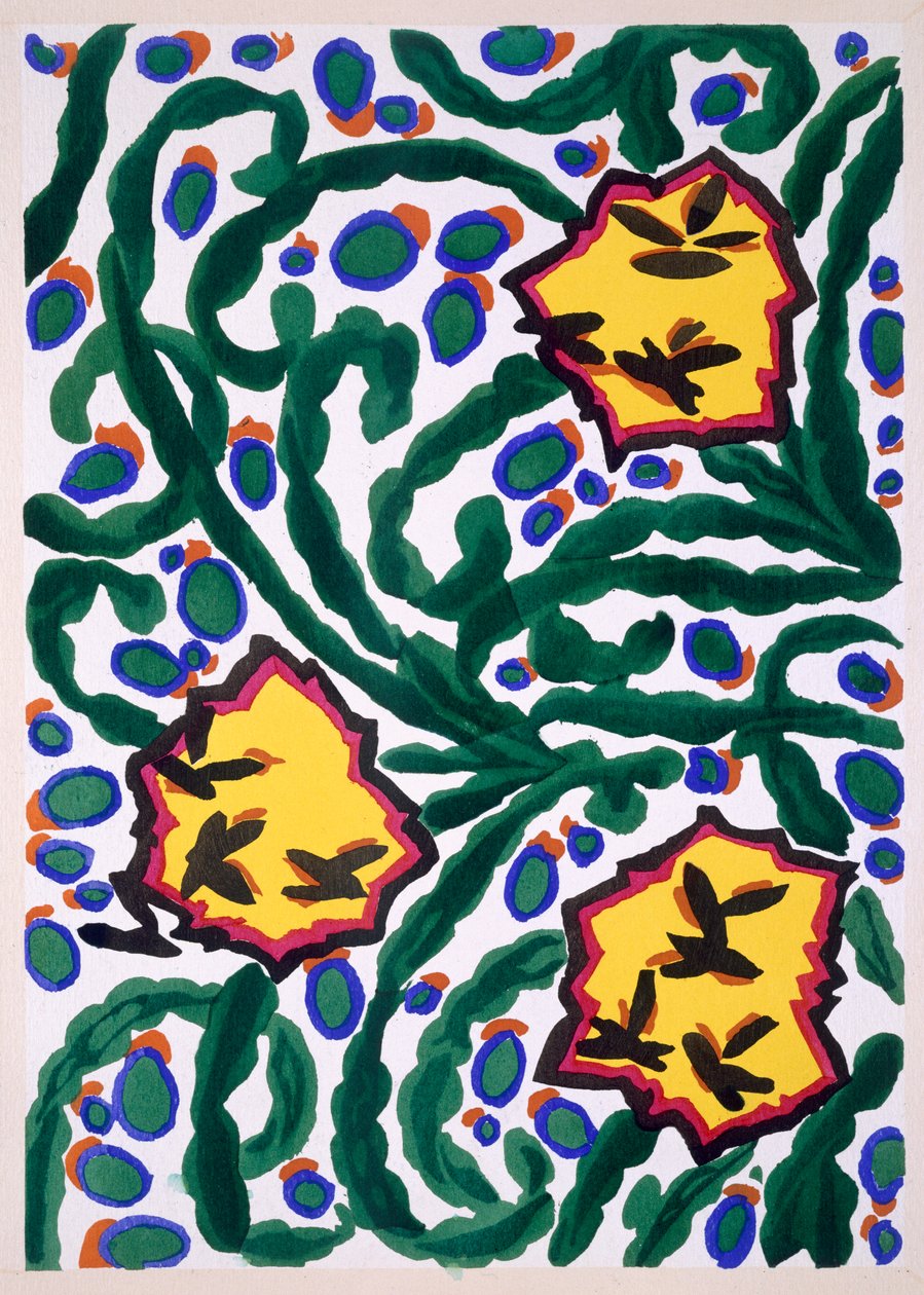 Floreal, Nové kresby a barvy, kolem roku 1925 (barevné lito) od Émile Allain Séguy