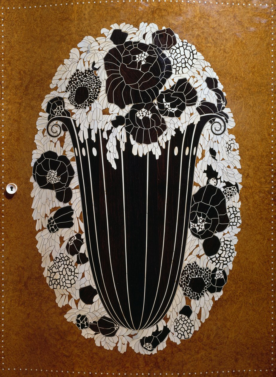 Rohová skříň ve stylu art deco od Émile Jacques Ruhlmann