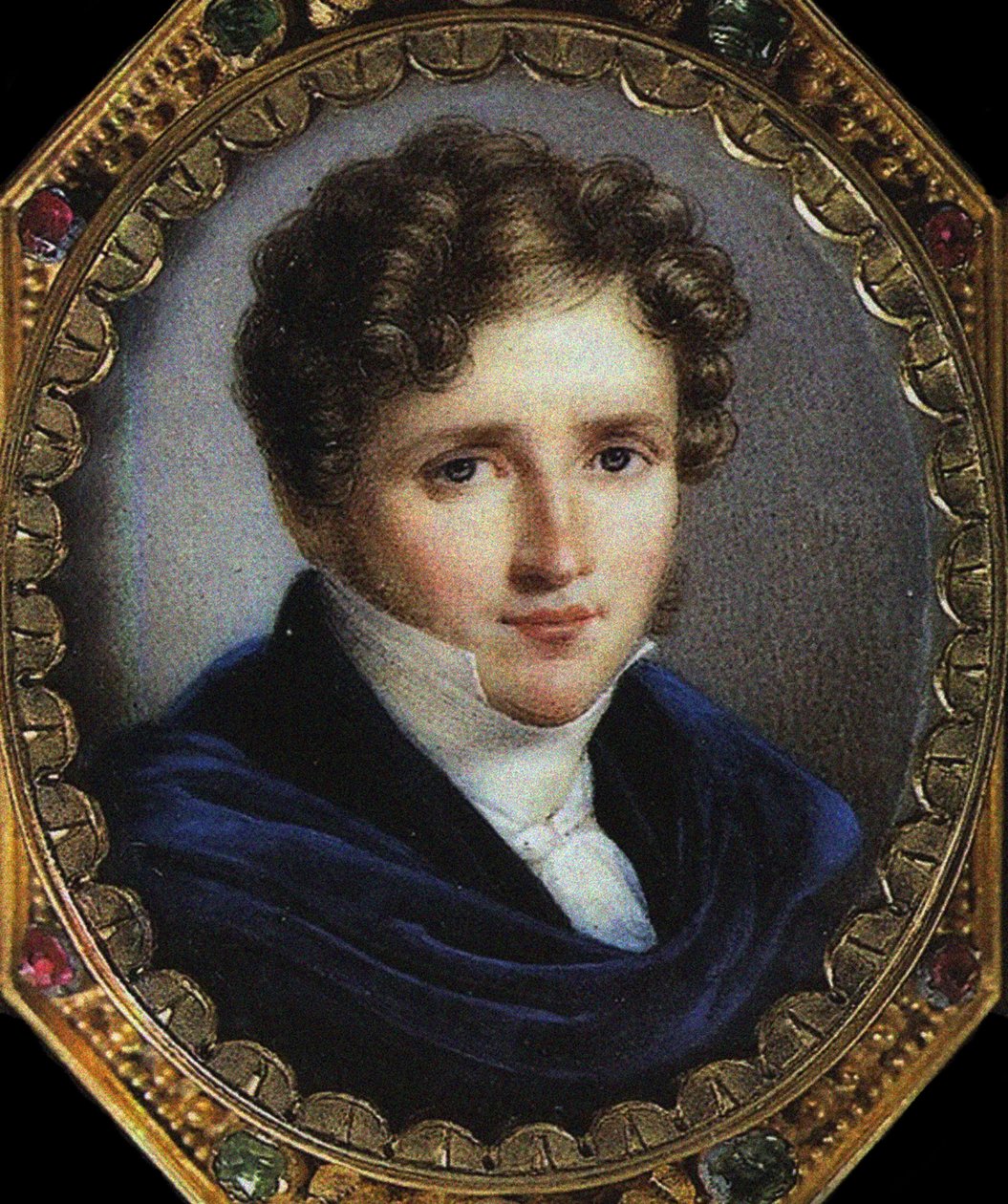 Portrét autora Alfreda de Vigny, litografie Emile Lassalle od Emile (after) Lassalle