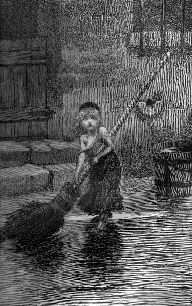 Cosette, ilustrace z 