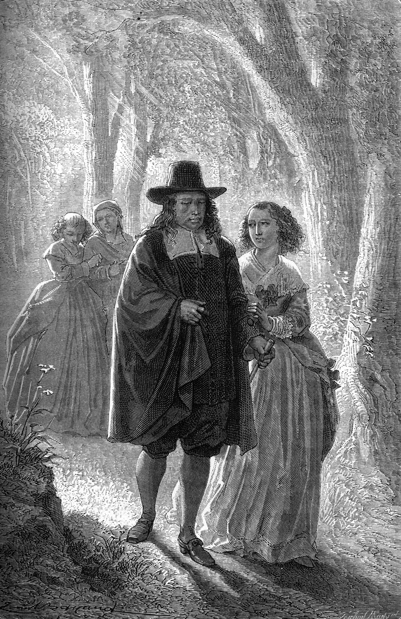 John Milton od Emile Antoine Bayard