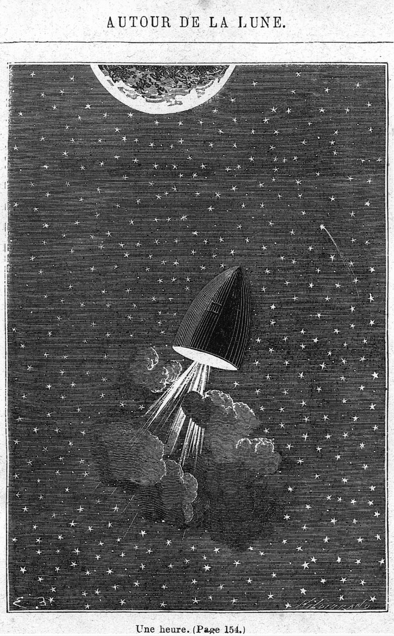 Leaving for the Moon, ilustrace z 