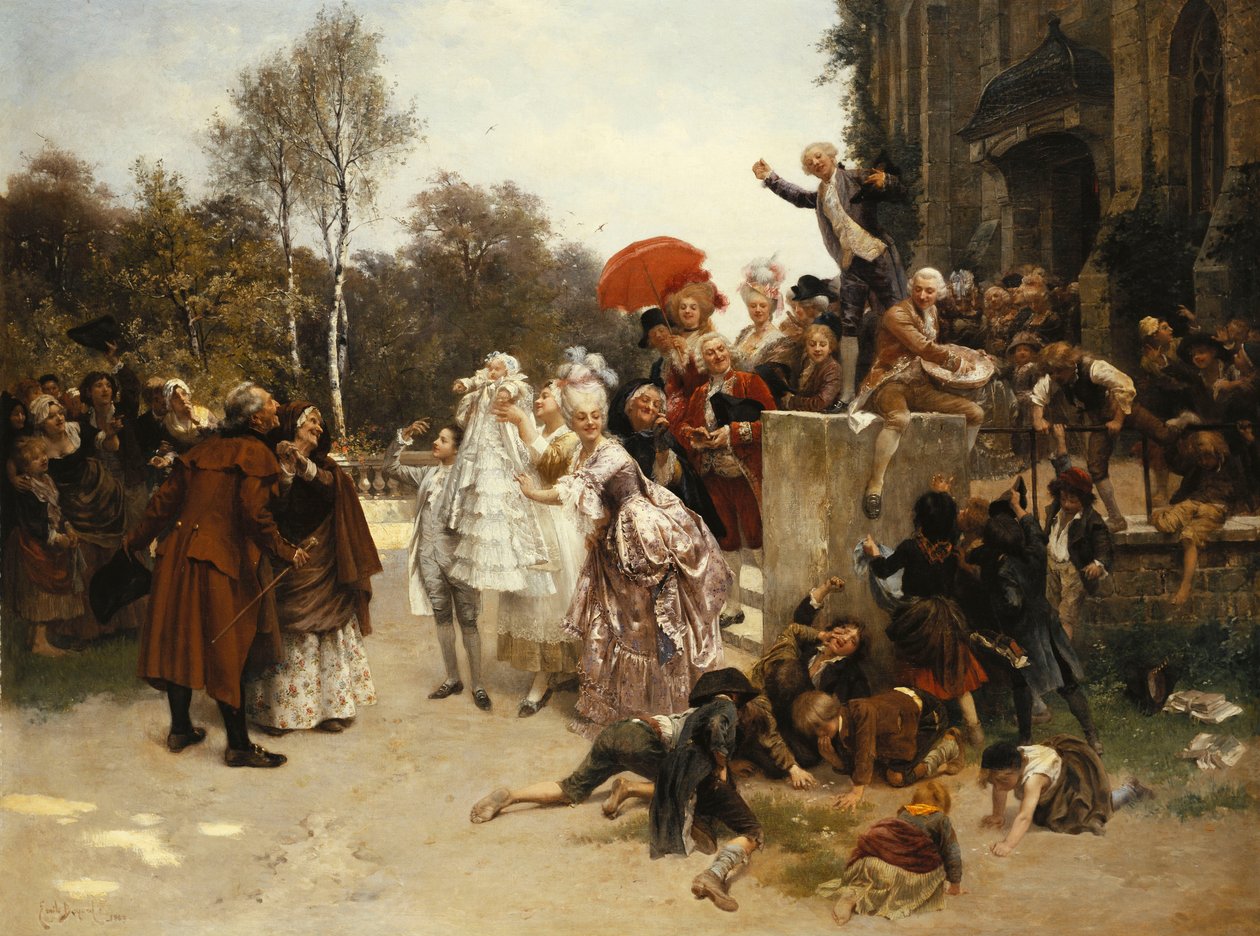 Křtiny, 1863 od Emile Antoine Bayard