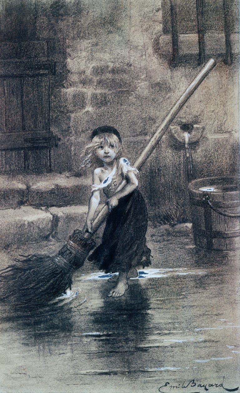 Mladá Cosette od Emile Antoine Bayard