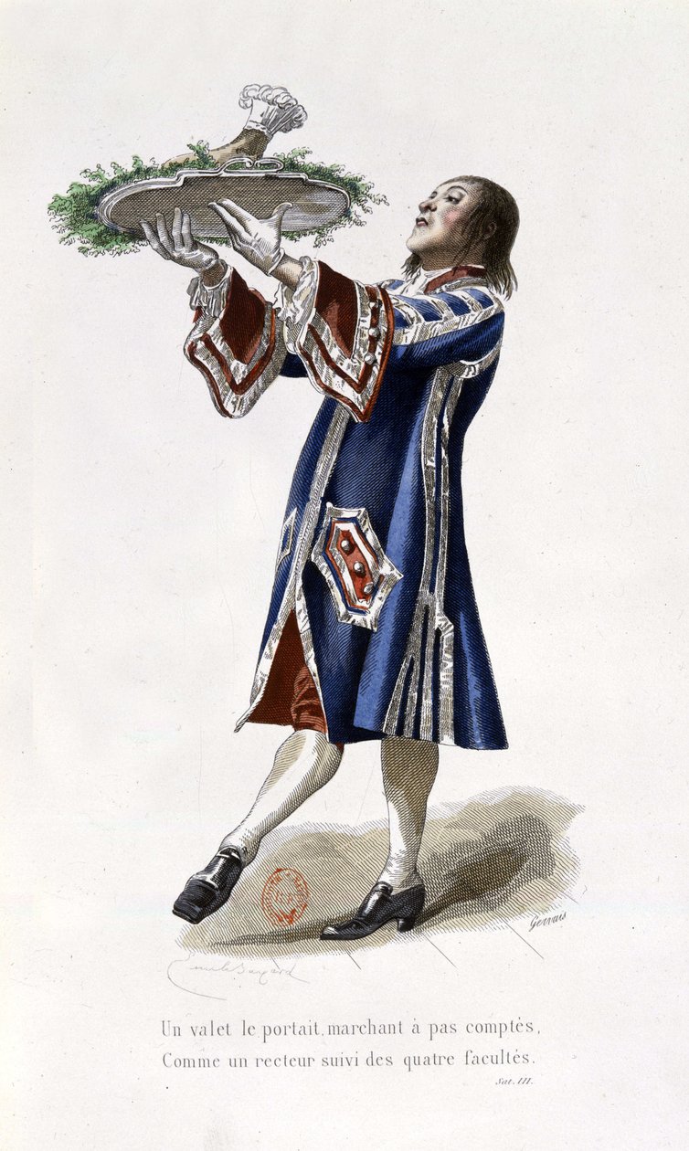 ilustrace v dílech Nicolase Boileaua, Paříž 1873, editoři Laplace Sanchez a Cie (rytina) od Emile Antoine Bayard