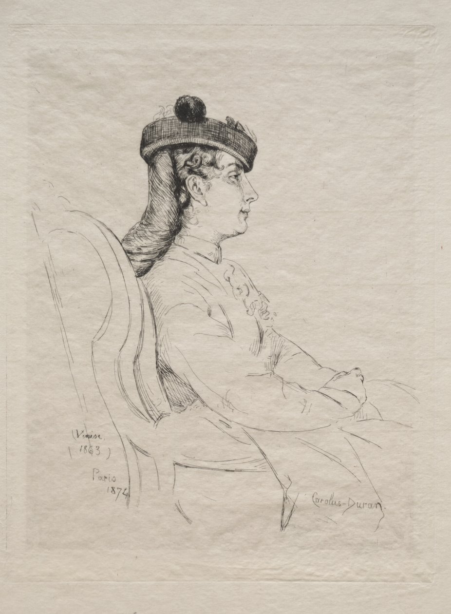 Cestovní suvenýr, 1874. od Charles Emile Auguste Carolus Duran