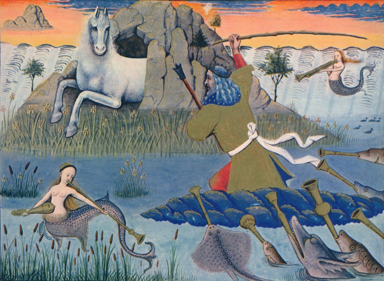 Loves Game of Chess - Neptun naráží na kámen, 1937 od Emile Aurele van Moe