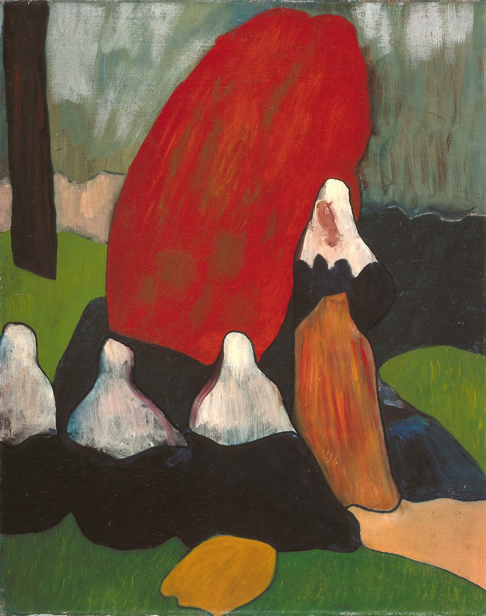 Bretonské ženy s mořskými řasami (olej na plátně) od Emile Bernard