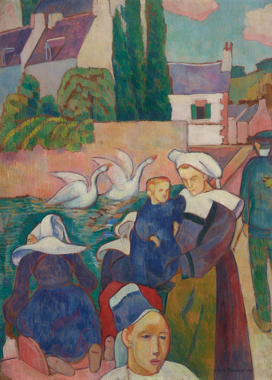 Most v Pont-Aven od Emile Bernard