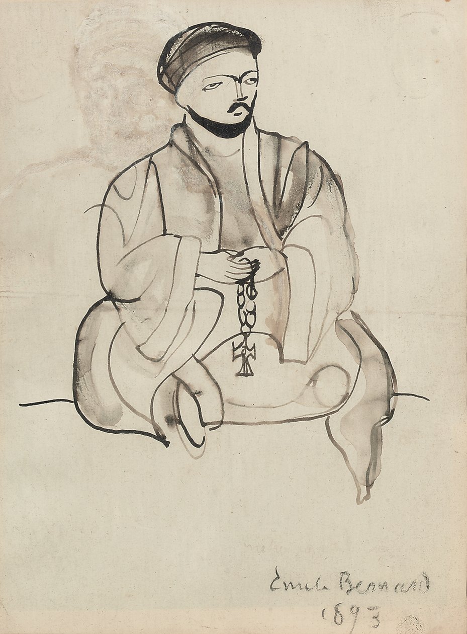 Koptský kněz, 1893 od Emile Bernard