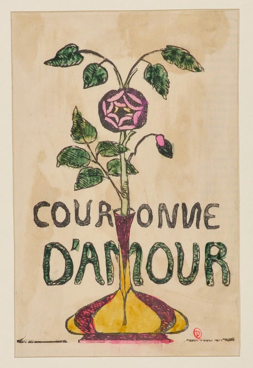 Krone der Liebe [Probe b] od Emile Bernard