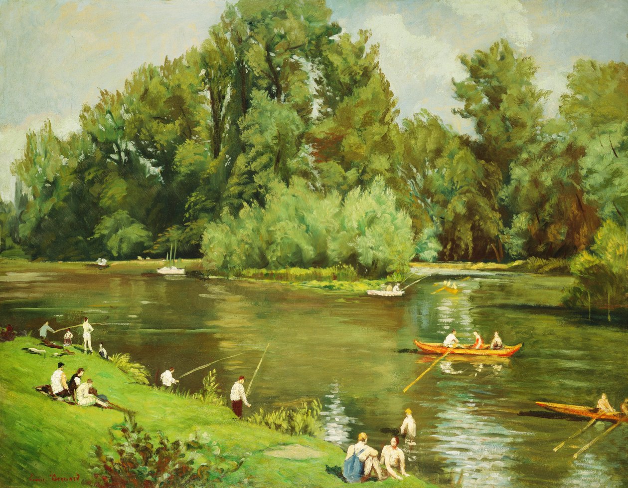 Edge of the Marne, kolem roku 1932 od Emile Bernard