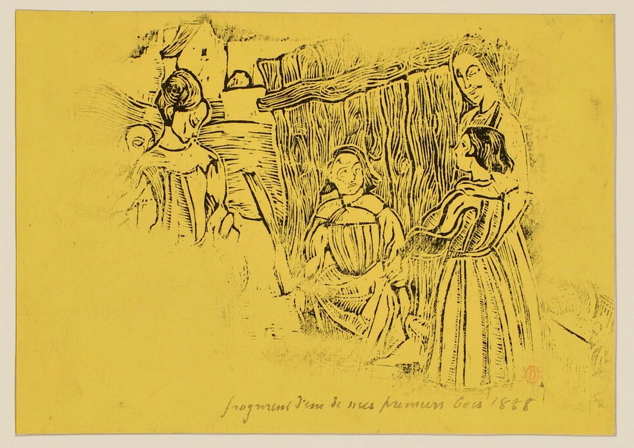 Kinderspiele [Probe b] od Emile Bernard