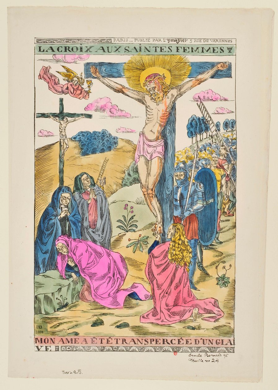 Kříž svatých žen: Mou duší pronikl meč od Emile Bernard