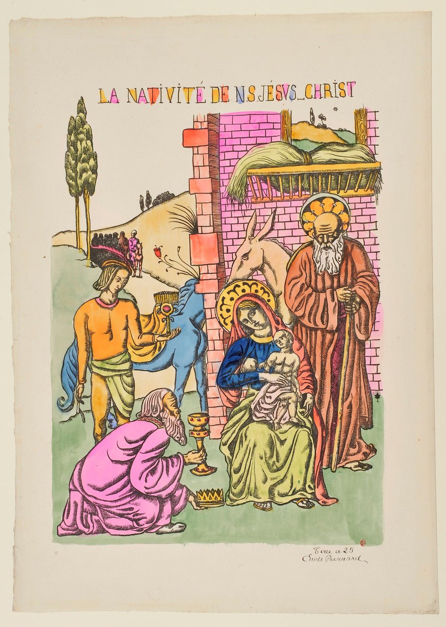 Die Geburt Jesu Christi od Emile Bernard