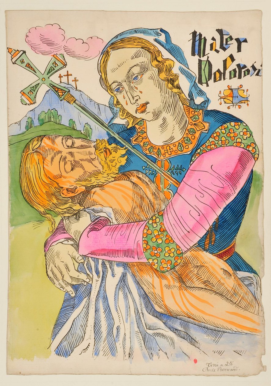 Matka Bolestná od Emile Bernard