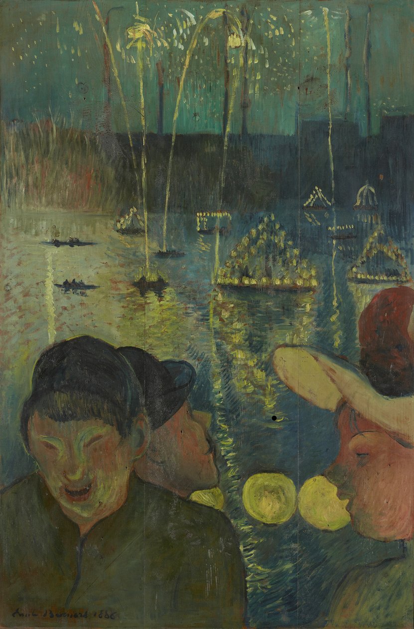 Noční festival, 1888 od Emile Bernard