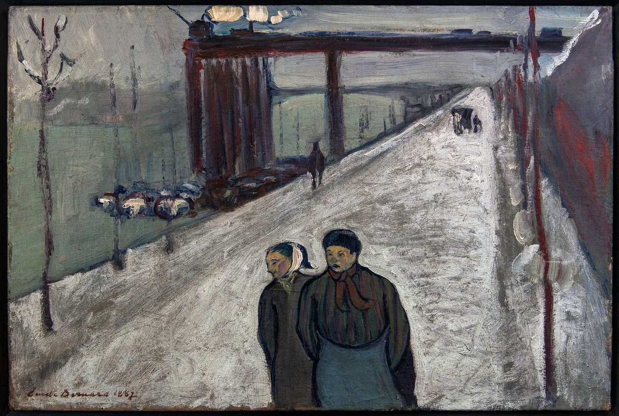 Quai de Clichy - 1887 (olej na plátně) od Emile Bernard