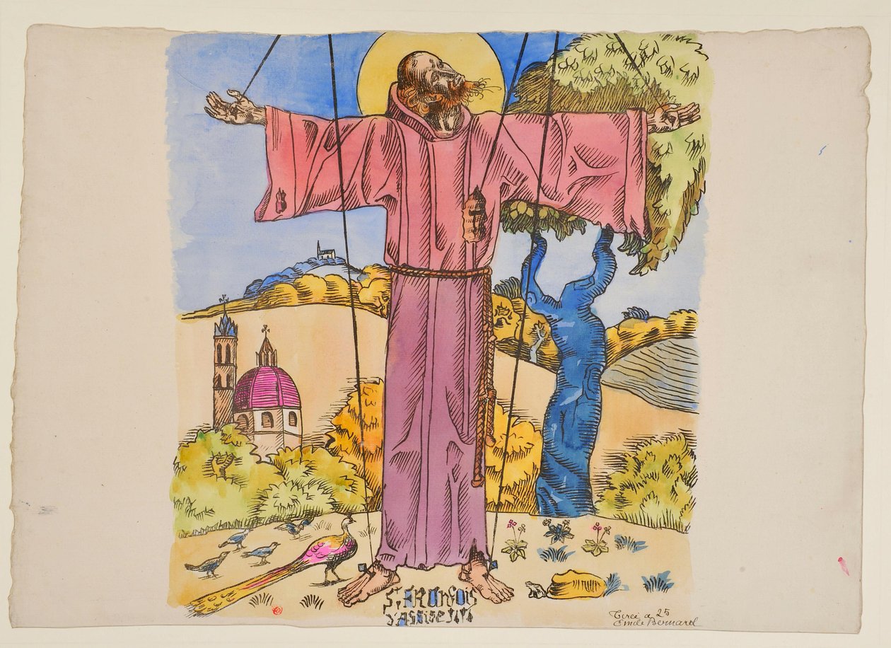 Svatý František z Assisi od Emile Bernard