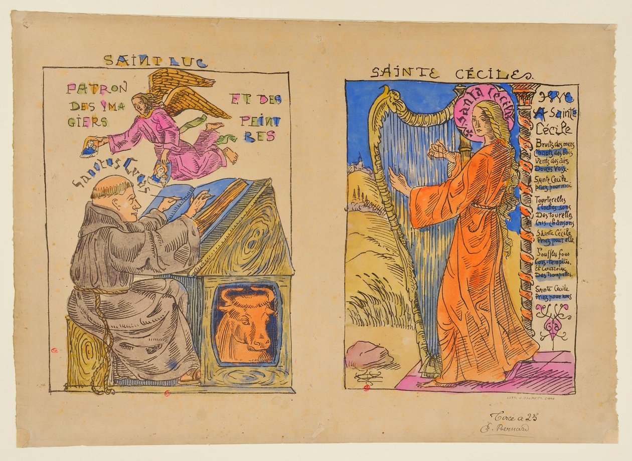 Heiliger Lukas od Emile Bernard
