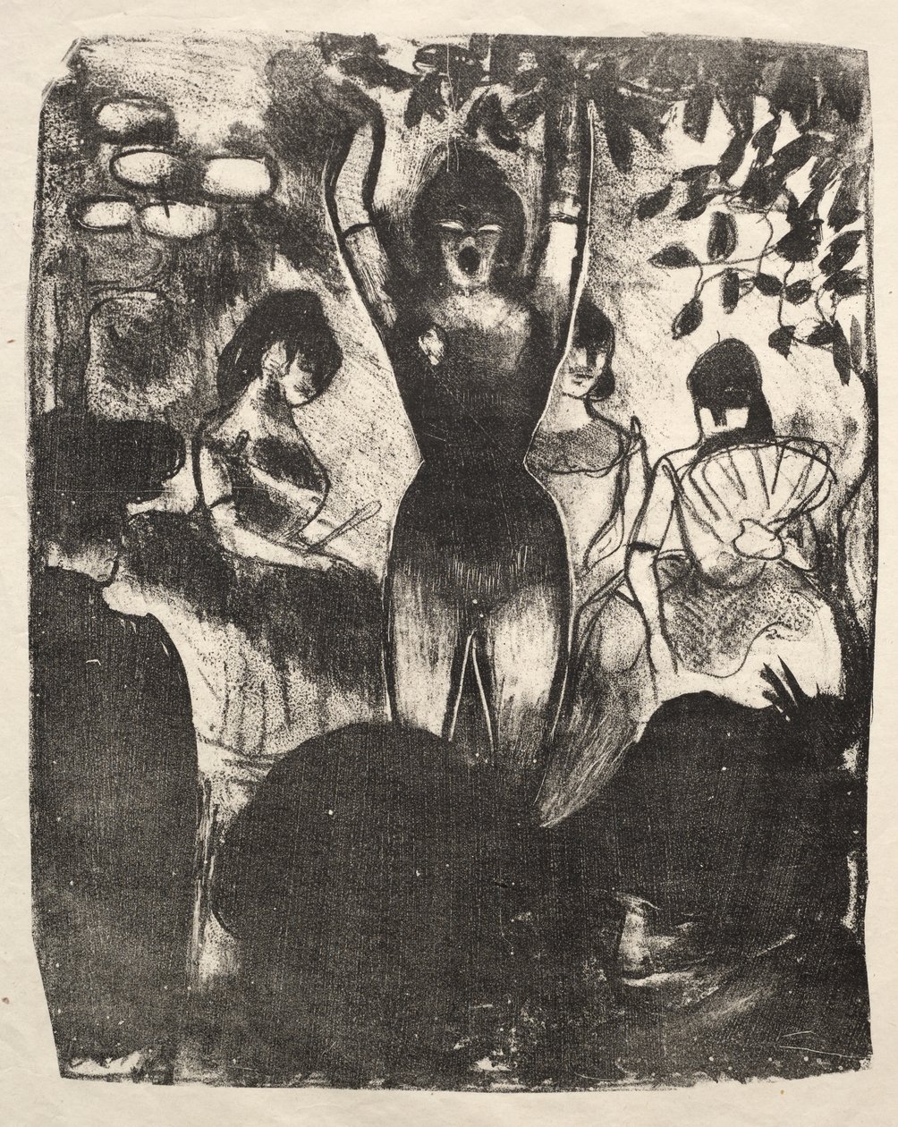 Zpěvák na Café-Koncert od Emile Bernard