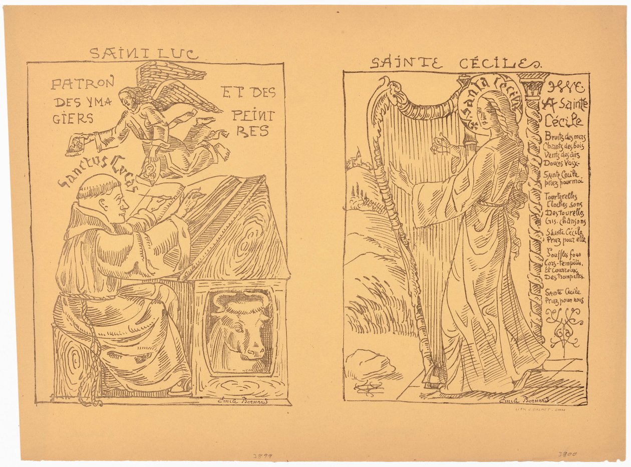 Svatý Lukáš od Emile Bernard