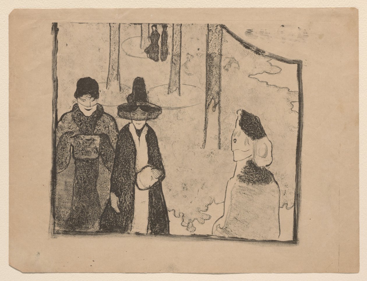 Procházka od Emile Bernard