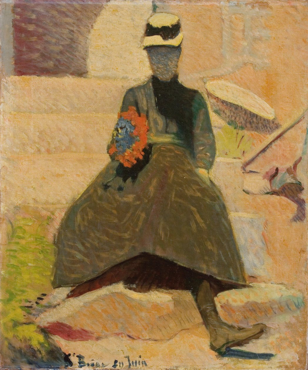 Žena v Saint-Briac, 1886 od Emile Bernard
