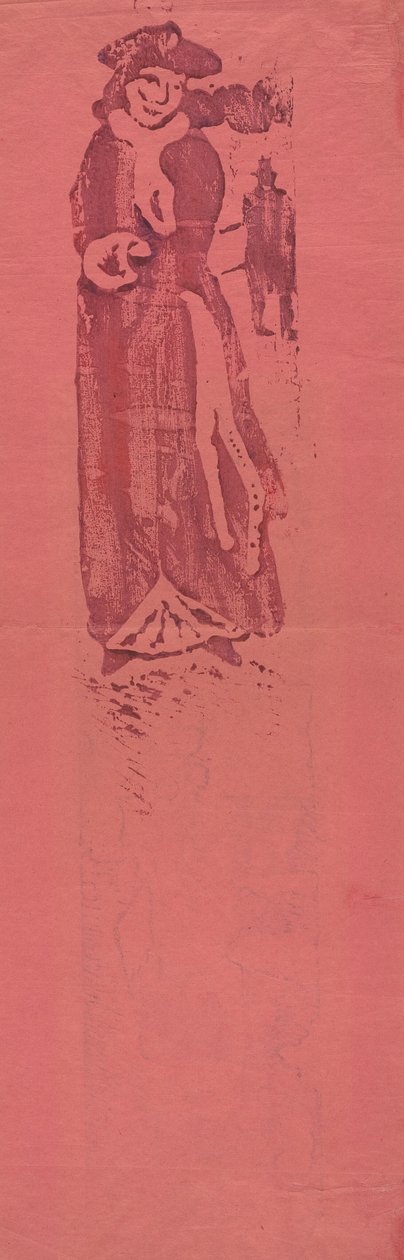Frau mit Muff (La Dame au Manchon) od Emile Bernard