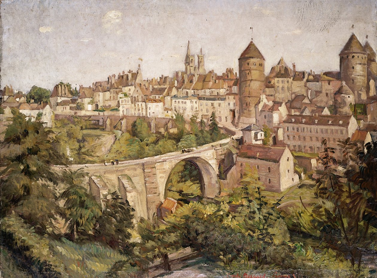 „Krajina Yonne, 1907 od Emile Bernard
