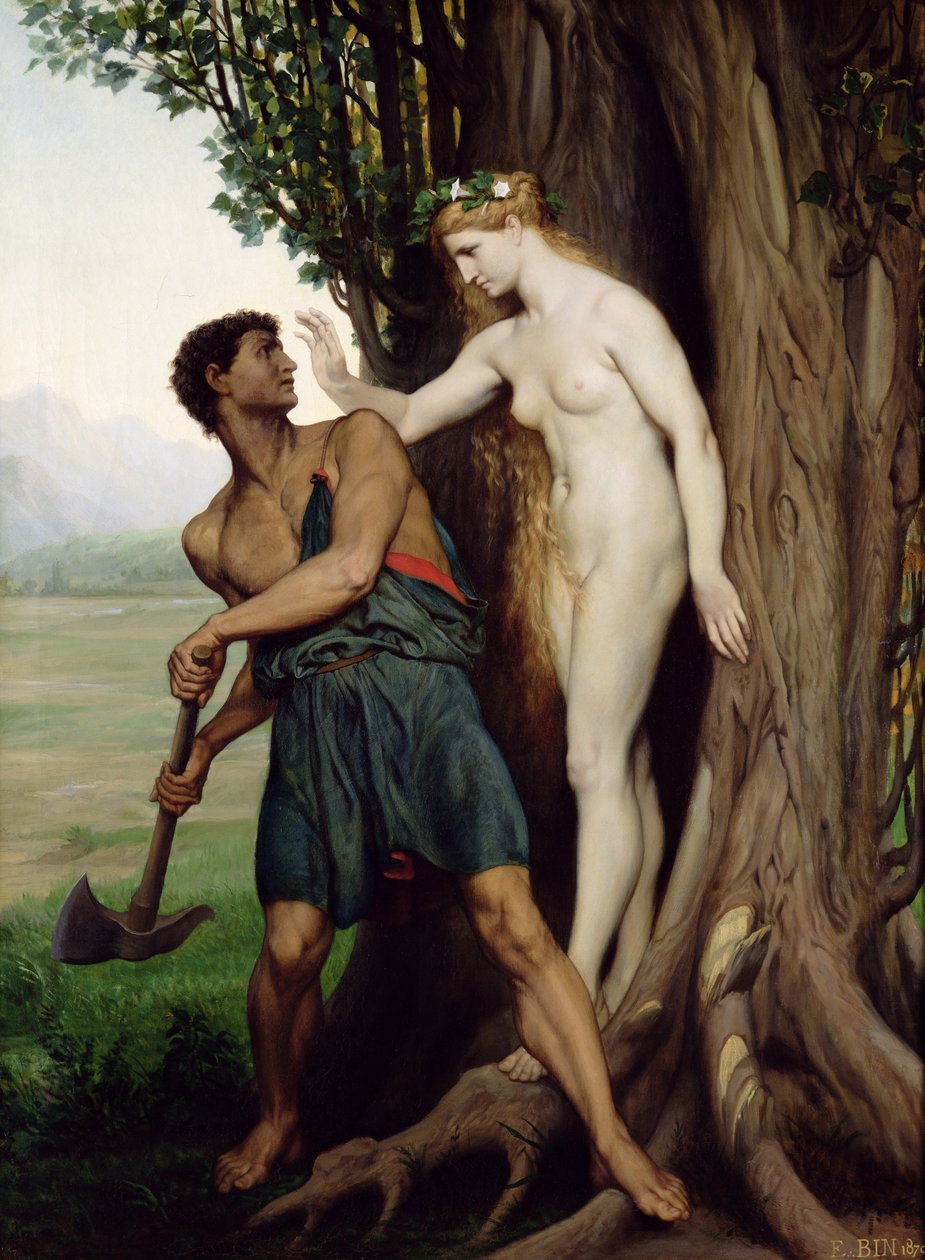 Hamadryad, 1870 od Emile Bin