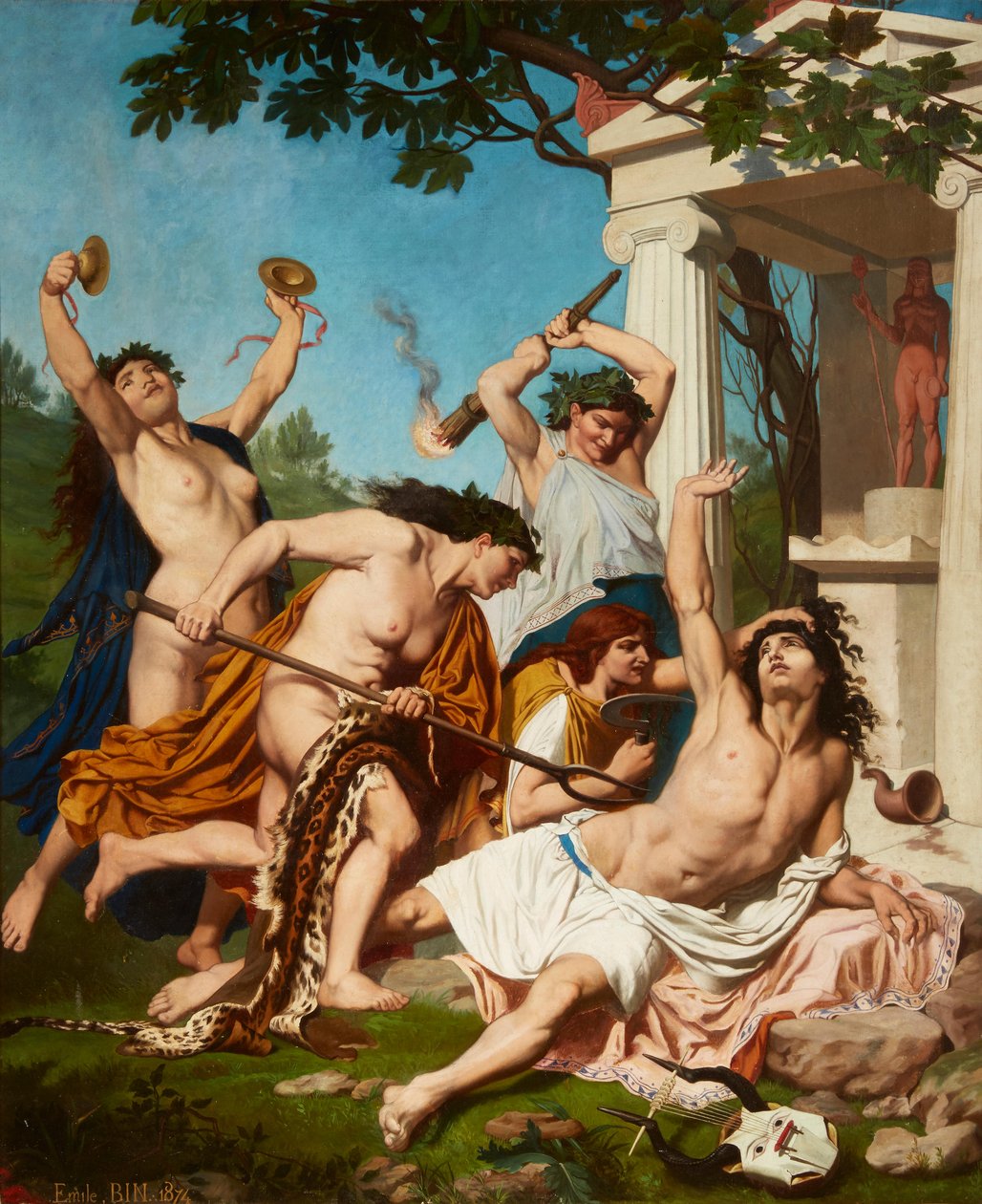 Orfeova smrt, Emile Jean Baptiste Philippe Bin od Emile Bin