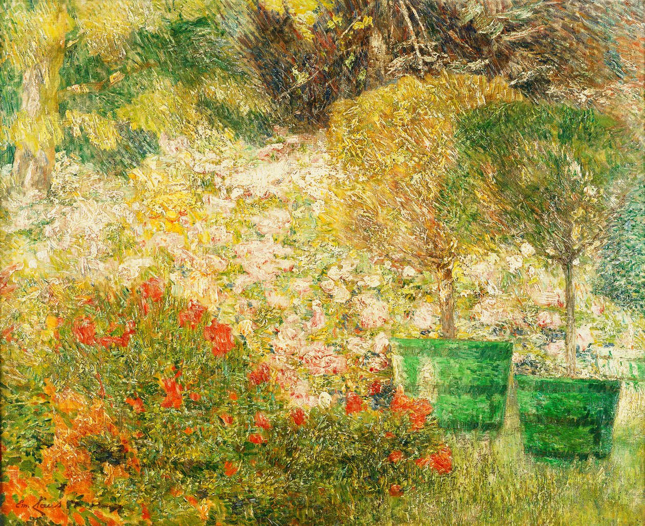 Koutek mé zahrady; Koutek mé zahrady, 1901 od Emile Claus