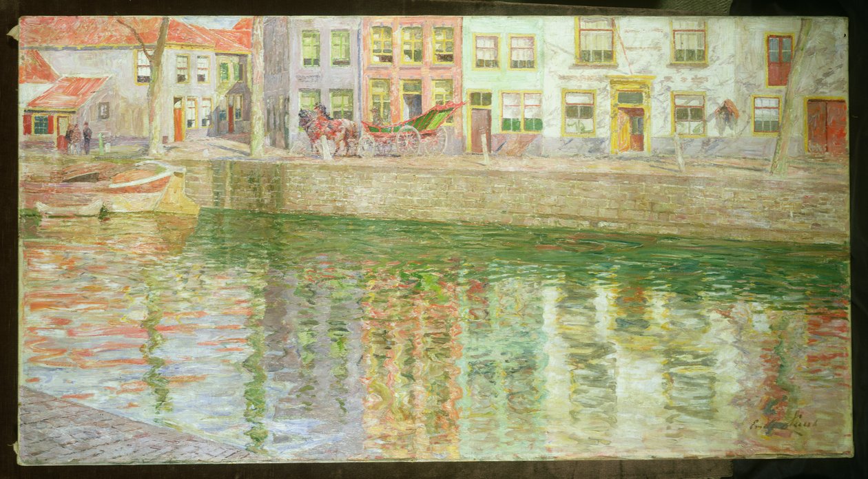 Přes kanál, 1900 od Emile Claus