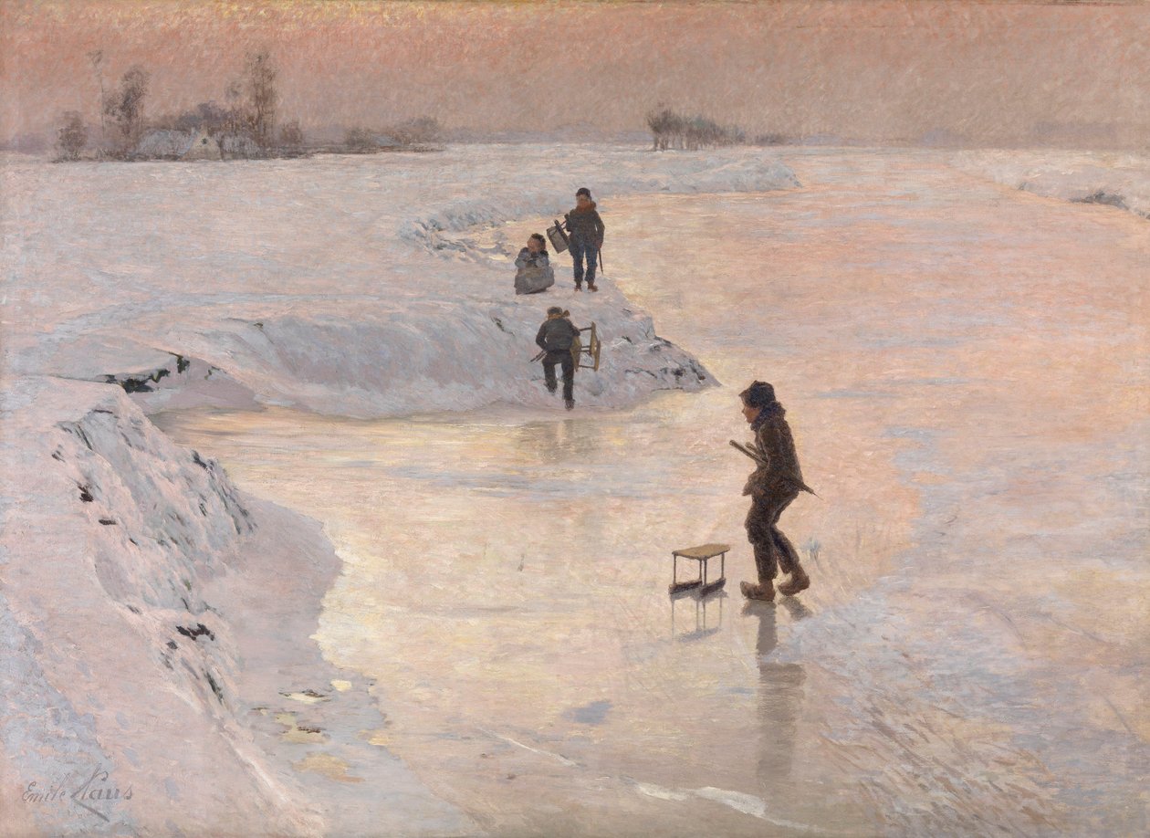 Ledňáčci od Emile Claus