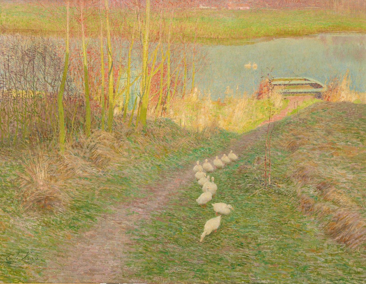 Únorové ráno (Brod) od Emile Claus