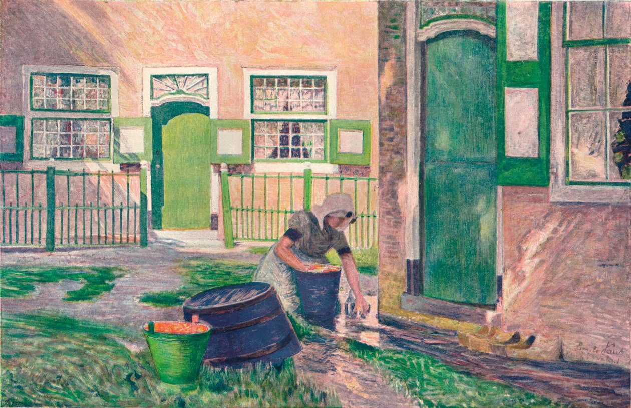 Ferme en Zud-Beveland, c1899 od Emile Claus