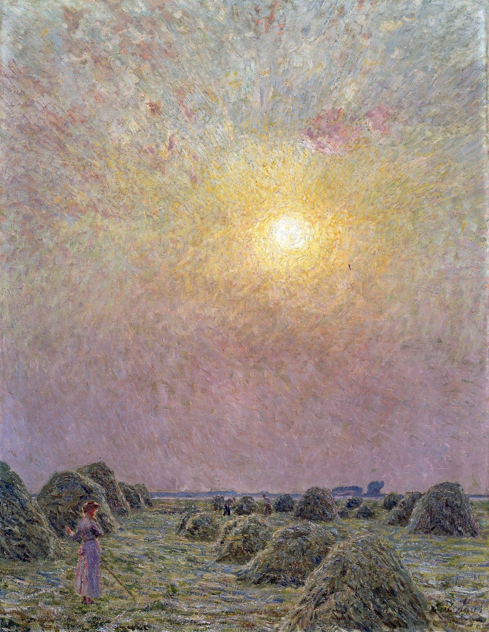 Zapadající slunce od Emile Claus