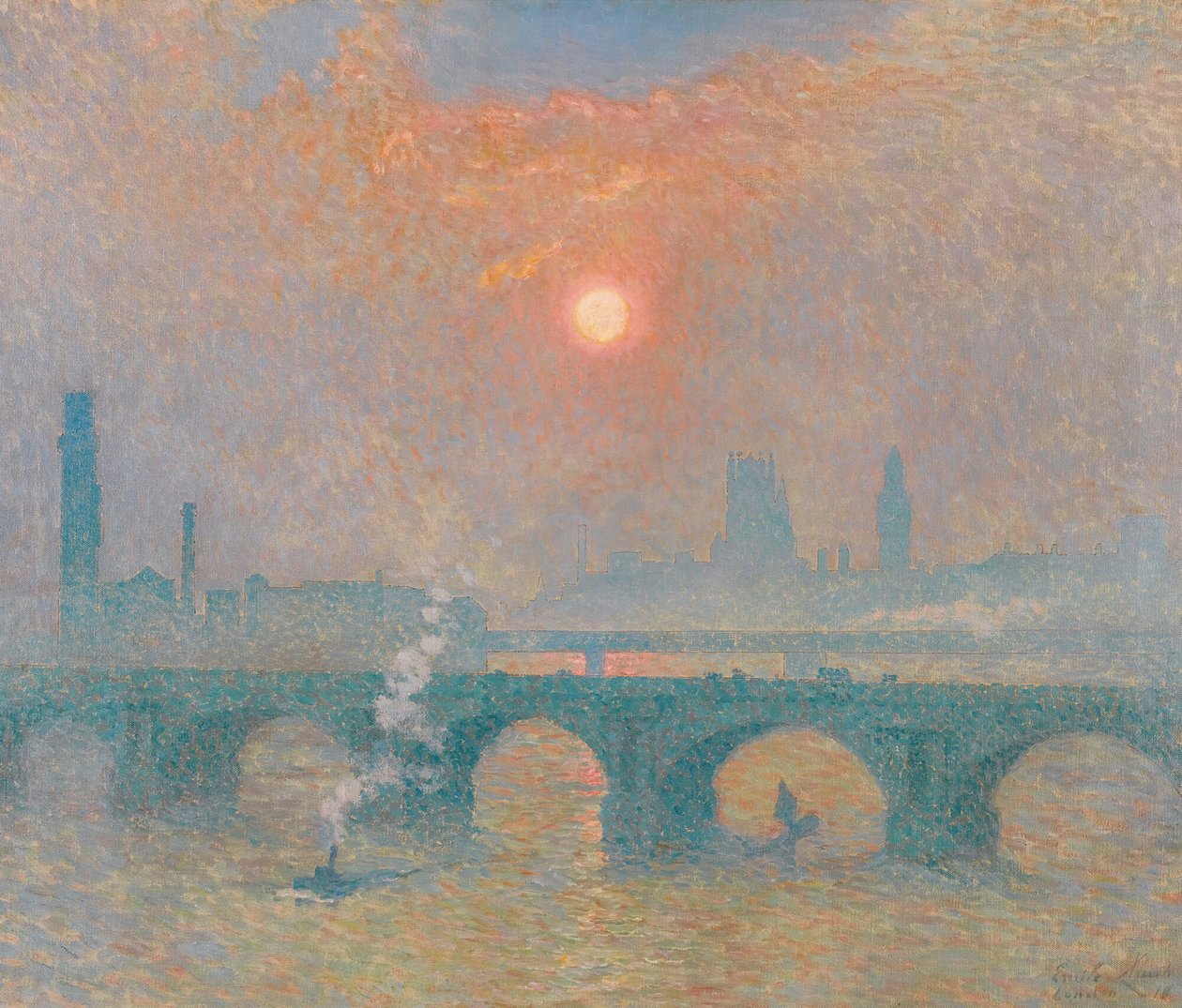 Most Waterloo od Emile Claus